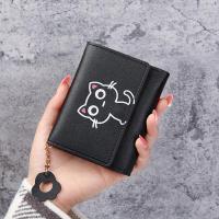 ราคา null กระเป๋าสตางค์ผู้หญิงกระเป๋าสตางค์ใบสั้นลายแมวน่ารักกระเป๋าหนังกระเป๋าใส่เงินสำหรับเด็กผู้หญิงกระเป๋าใส่บัตร (22255569026)