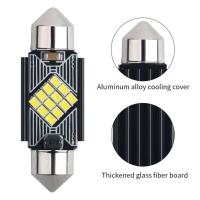 ราคา ไฟเพดาน ไฟรถเก๋ง ไฟห้องโดยสาร 31MM สว่าง6500K 12LED ไฟส่องแผนที่ (20026366753)