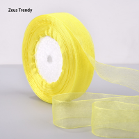 ราคา QIAN TI ZI 2 5ซม 50หลาริบบิ้นผ้าไหมแก้วคริสต์มาสปาร์ตี้ DIY ที่บ้านให้ผ้าคลุมของตกแต่งงานแต่งงานริบบิ้นผ้าพันคอ DIY (22424755069)
