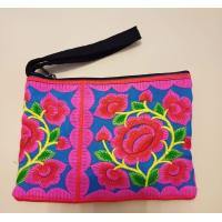 ราคา เลือกสี กระเป๋าใส่เหรียญ มีสายคล้องมือ ผ้าปัก มีซิป กระเป๋าม้ง (20597619502)