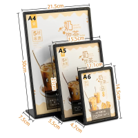 ราคา แฟ้มเมนูอาหาร เมนูอาหาร ขนาด A4 ปกพลาสติกใสอย่างดี (21328345815)