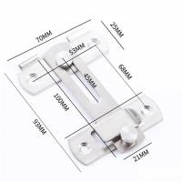 ราคา กลอนสับประตู กลอนสับบานเลื่อน กลอนสับหน้าต่าง สเตนเลสแท้ ตัวล็อคบานเลื่อน แบบสเตนเลส สําหรับ ตู้ หน้าต่าง (22274747318)