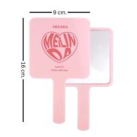 ราคา MEILINDA Love made with love Mirror MC0524 กระจกแต่งหน้าแบบพกพา มีด้ามจับ ขนาด 9 x 16cm (22727067779)