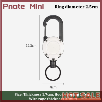 ราคา Pnate พวงกุญแจเชือกลวดหดได้แบบยืดหดได้เครื่องมือพับพวงกุญแจสายเหล็กพวงกุญแจกับม้วนแบบหดได้กลางแจ้ง (22449860873)