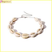ราคา Gigicloud Women Shell Choker Necklace Rope Chain Choker Boho Style Jewelry (22322256708)