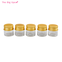ราคา The Big Ups 5ชิ้น10มล ขวดแก้วขนาดเล็กฝาเกลียวเก็บภาชนะขนาดเล็กขวดใส (21947448162)