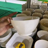 ราคา ถ้วยเซรามิค 5 นิ้ว ถ้วยทรงสูง ถ้วยเซรามิค ชามเซรามิค ถ้วยขนม ชามสีขาว ถ้วยชามราคาถูก (21491930570)