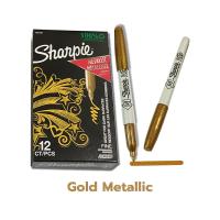 ราคา Metallic marker Sharpie Metallic Gold Silver marker ปากกาชาร์ปี้ Fine marker ด้าม (21680149563)