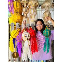 ราคา โคมล้านนาผ้า 4นิ้ว โคมจิ๋ว โคมยี่เป็ง โคมเชียงใหม่ โคมผ้า โคม โคมเชียงใหม่ (22671921751)