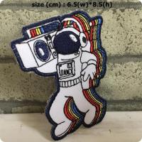 ราคา มนุษย์อวกาศ Space ตัวรีดติดเสื้อ อาร์มรีด อาร์มปัก ตกแต่งเสื้อผ้า หมวก กระเป๋า แจ๊คเก็ตยีนส์ Nasa Embroidered Iron on Patch (19303217078)