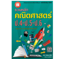 ราคา รวมหลักคณิตศาสตร์ ป 4 ป 5 ป 6 กลุ่มสาระการเรียนรู้คณิตศาสตร์ ตามหลักสูตรแกนกลางการศึกษาขั้นพื้นฐาน (21515859215)