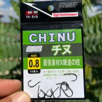 ราคา ตะขอเบ็ด จินุ CHINU ก้นแบน KAMASEIKO (22678656685)
