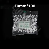 ราคา กิ๊บตอกสาย กิ๊บ กิ๊บล็อกสายไฟ กิ๊บตอกสายกล้องวงจรปิด กิ๊บ แบบเหลี่ยม แบบกลม RG6 CCTV แพ็คถุงละ 95 105ชิ้น (22296837266)