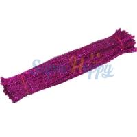 ราคา ลวดกำมะหยี่เนื้อดิ้น ขนาด 6 มิล ยาว30cm 50เส้น สีล้วน DIY Velvet Wire ลวดกำมะหยี่ดิ้นทอง (19006948276)