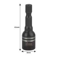 ราคา Strong magnetic socket hexagonal socket screwdriver electric drill electric wrench socket (22423393394)