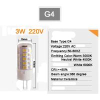 ราคา ไฟสปอตไลท์หลอดไฟเซรามิค G9 G4 AC 220V 3W 5W 7W 9W 11W (7799860653)