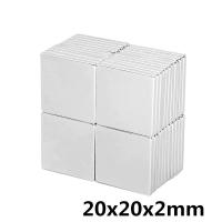 ราคา 1ชิ้น แม่เหล็กแรงสูง 20x20x2มิล Magnet Neodymium 20 20 2มิล แม่เหล็ก สี่เหลี่ยม ขนาด 20x20x2mm แม่เหล็กแรงดูดสูง 20 20 2mm ติดแน่น ติดทน พร้อมส่ง (1568212829)