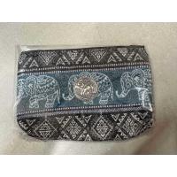 ราคา กระเป๋าใส่เงิน ใส่เหรียญผ้าทอ ติดเครื่องเงินช้าง มีซิปและซับใน (19235849659)