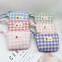 ราคา กระเป๋าใส่เหรียญใบเล็ก ลายตารางน่ารัก (22283692125)