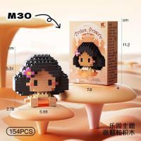 ราคา มีของพร้อมส่งในไทย ตัวต่อนาโน Size M Cute Catoon Sitting Blocks Disney Princess (22659585094)