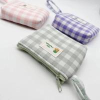 ราคา กระเป๋าใส่เหรียญใบเล็ก ลายตารางน่ารัก (22283692123)