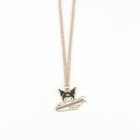 ราคา สร้อยคอการ์ตูนแมวคิตตี้เมโลดี้โซ่ไหปลาร้าจี้ข้าวเย็น Yugui สร้อยโซ่เสื้อกันหนาวน้องหมา Kado Pacar จี้ของขวัญคู่ (21597003980)