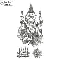 ราคา FG Creative Buddha Tiger Divine Beast Thai สติ๊กเกอร์รอยสัก S การ์ตูนสติ๊กเกอร์รอยสักกันน้ำสติกเกอร์รอยสักผีเสื้อสติ๊กเกอร์รอยสัก S (22361088334)