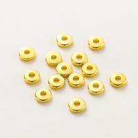 ราคา ST kunkka 30 pcs 3 6mm 18K Color Retaining Gold Plated Disc Non fading Spacer Beads Flat Copper For DIY Bracelet Necklace (19725602098)
