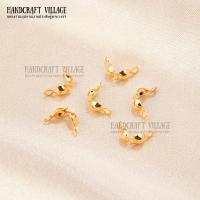 ราคา ตัวปิดปม งานทองแดงชุบทอง14K 18K เกรดพรีเมียม ขนาด4x7มิล ตัวเก็บปม ตัวปิดปลายสร้อย สำหรับทำสร้อย พวงกุญแจ งานDIY (15619659716)