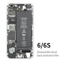 ราคา ฟิล์มหลังด้าน ฟิล์มถอดแยกชิ้นส่วนเมนบอร์ดลายพราง สำหรับ iPhone 15 Pro Max 14 13 12 11 Pro XS Max Mini X XR SE 2020 8 7 6 6s Plus ฟิล์มหลัง ไอโฟน (16565686703)
