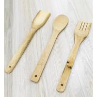 ราคา ชุดตะหลิวไม้ไผ่ ทัพพีไม้สำหรับทำอาหาร เซ็ต 3 ชิ้น 6134 (21519562752)