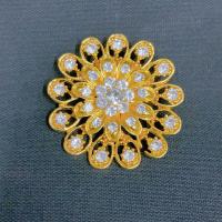 ราคา เข็มกลัด ติดสังวาลย์ เข็มกลัดติดเสื้อ เข็มกลัดชุดไทย สีเงินสีทอง (21114498856)