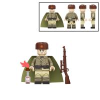 ราคา เลโก้ทหารสงครามโลกครั้งที่ 2 ฝ่ายสัมพันธมิตรและ ทหารนาซี เลโก้ ทหาร ตำรวจ มินิฟิกเกอร์ (21881108151)