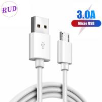ราคา Rud Micro USB 3A ชาร์จเร็วในปัจจุบันสูงสายเคเบิลข้อมูล Android ชาร์จความเร็วสูง ขาว ดำ 0 3M 0 5 1 0M 1 5M (18586634507)