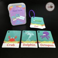 ราคา แฟลชการ์ด flashcard บัตรภาพคำศัพท์ กขค abc ตัวเลข สัตว์ ผลไม้ ผัก สีCJ21 (17783851289)