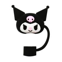 ราคา cute หมวกฟาง 10 มม หมวกฟาง Sanrio Kuromi ปลั๊กกันฝุ่น ของตกแต่งถ้วยน่ารัก (22279780640)