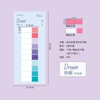 ราคา 200 Sheets Self Stick Notes Candy Color Sticky Index Cards Separator Bookmark PVC School Supplies Memo Pad (21925363501)