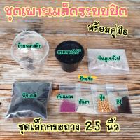 ราคา ชุดเพาะเมล็ดระบบปิด กระถาง 2 5นิ้ว 4นิ้ว เพาะแคคตัสไม้ต่างๆ ไม่มีเมล็ดในชุดเพาะ (16401269937)