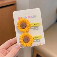 ราคา เครื่องประดับ COCOJEWELRY กิ๊บติดผมดอกทานตะวันเรียบง่ายสำหรับฤดูร้อนสนุกสนานสดใสเครื่องประดับผมแสนหวานสำหรับเด็กผู้หญิง (22726018737)