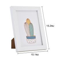 ราคา พร้อมส่ง กรอบรูป 4x6 5x7 กรอบรูปสีขาว ขาตั้ง กรอบรูป แต่งบ้าน กรอบรูปลายไม้อย่างดีกรอบรูปเปล่า DIY (21713190496)