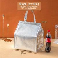 ราคา ถูกสุด กระเป๋าใส่กล่องอาหารมีฉนวนกันความร้อน ความจุขนาดใหญ่ แบบพกพา ถุงอาหาร เครื่องดื่ม อาหารกลางวัน (22028125525)