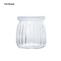 ราคา เหยือกแก้วพุดดิ้ง TIANLEYU DALEE ขวดโยเกิร์ตแก้วใสเหยือกผู้สนับสนุนขนาดเล็กพร้อมฝา100 150 200มล ถ้วยมูส Botol Minuman โยเกิร์ต (22282199968)