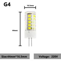 ราคา หลอดไฟ LED G9 E14 G4 3W 5W 9W โคมไฟ Led AC220V 240V หลอดไฟข้าวโพด SMD2835หลอดไฟ Led มุมลำแสง360 (21876621290)