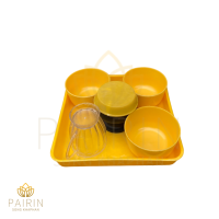 ราคา ถ้วยข้าวพระ ถาดข้าวพระพุทธ สำรับข้าวพระพุทธ ชุดถวายข้าวพระพุทธ พลาสติก ขนาดเล็ก (22422923800)