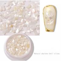 ราคา เปลือกหอย ลายรุ้ง แต่งเล็บ เปลือกหอยแผ่น แบบปุก Slice Nail Glitter Shell (19409746491)
