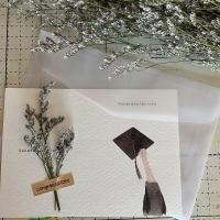 ราคา Congratulations card การ์ดอวยพร ปัจฉิม รับปริญญา พร้อมซองกระดาษไข (16513680469)