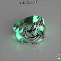 ราคา Sufeina COD แหวนมังกรบินได้ทันสมัยสำหรับผู้ชายแหวนรูปมังกรบินได้ปรับแสงได้แหวนตกแต่งเครื่องประดับฮาโลวีนเรืองแสง (21282735016)
