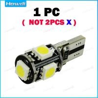 ราคา T10 CANBUS 5SMD 5050 194 W5W 501 5050หลอดไฟข้าง LEDรถยนต์สีขาว (21744655671)