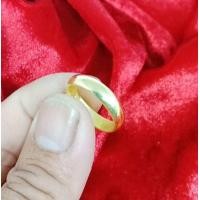 ราคา แหวนเกลี้ยงงานทองเหลือง ไม่ชุบสีโดนแป้งโดนครีมได้ไม่ลอก (21225527779)