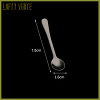 ราคา ช้อนตักไอศครีมขนาดจิ๋วช้อนปรุงรสสแตนเลสช้อนกาแฟกวนช้อนขนมหวานน่ารักช้อนชาสีขาว (21148795581)